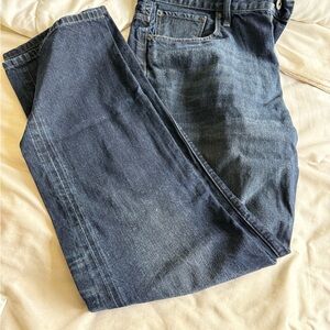 Express Blue Straight Jeans Classic Denim